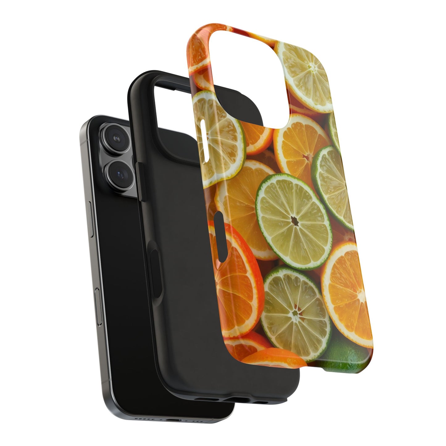 Citrus Slice Tough Phone Case – Vibrant Fruit Design for Summer Fun