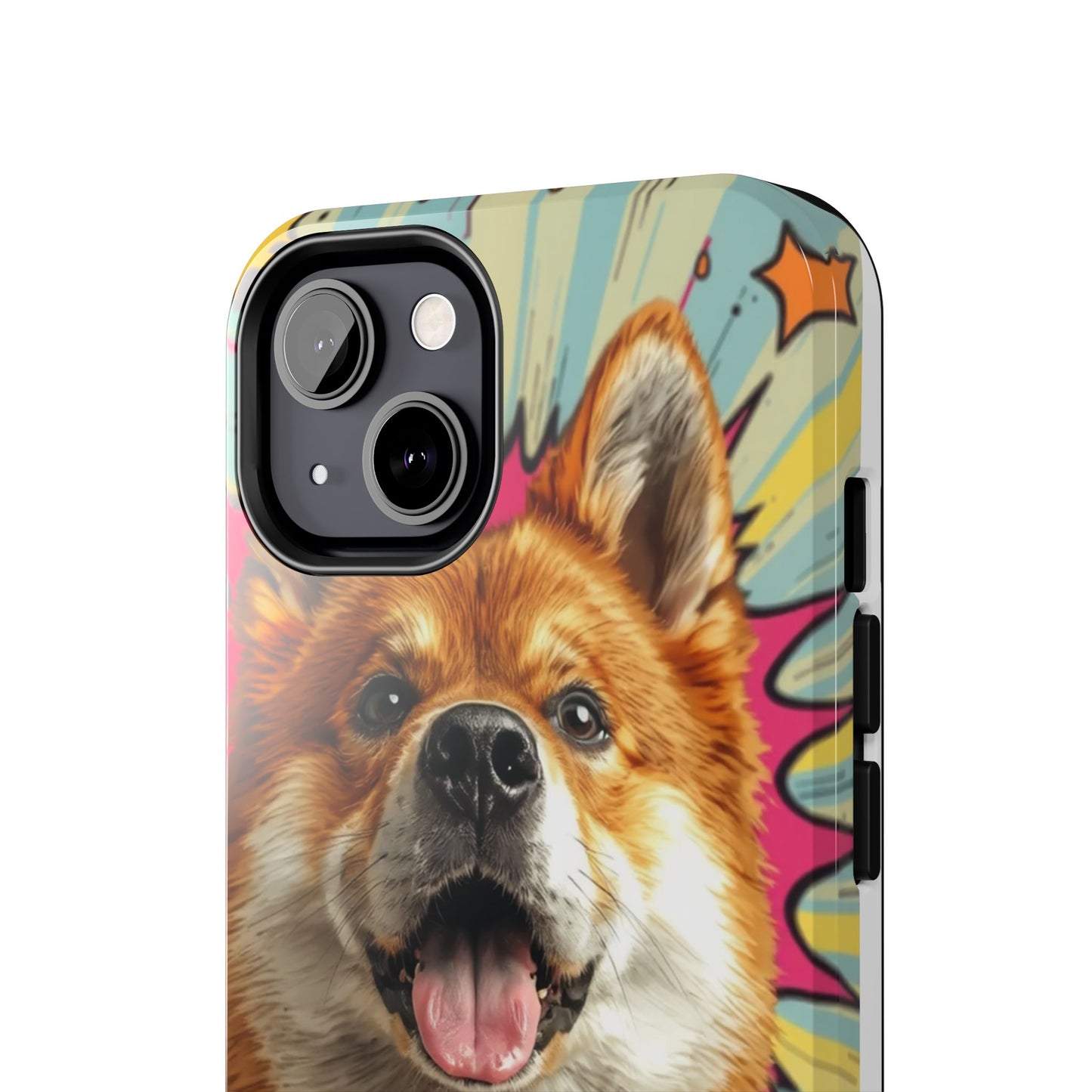 Playful Dog Tough Phone Case - Durable & Stylish Pet Lover Gift