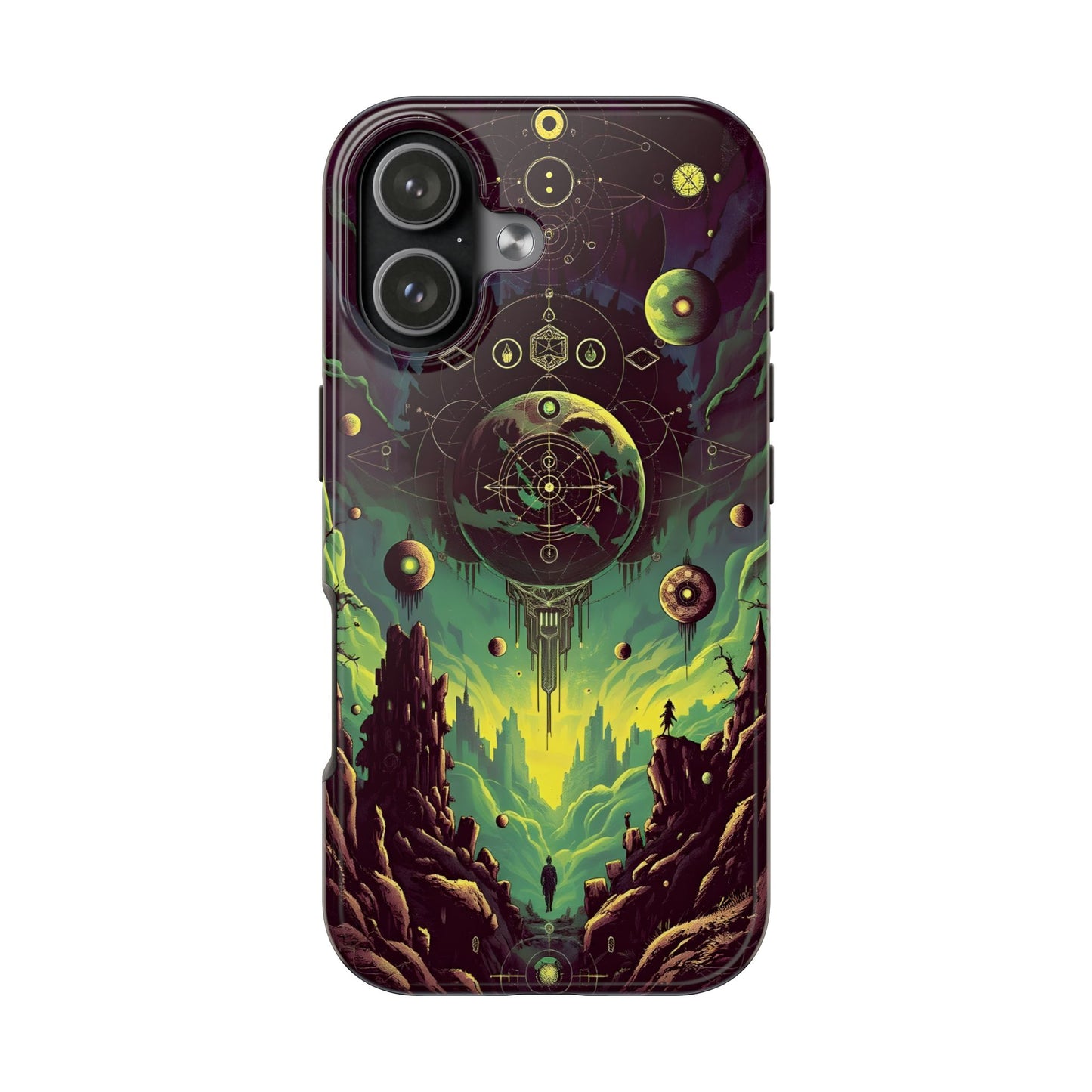Cosmic Adventure Tough Phone Case - Galaxy Design for Space Enthusiasts - for iPhone