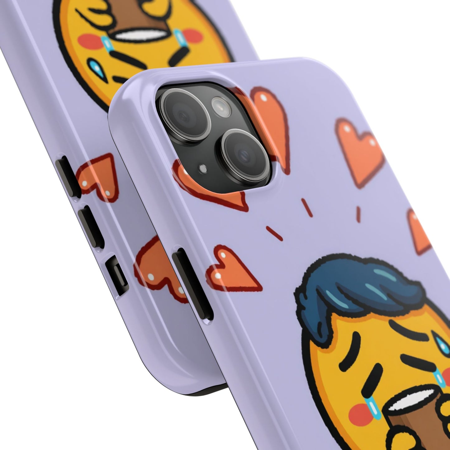 Cute Tough Phone Case - 'Not Today' Emoji Design