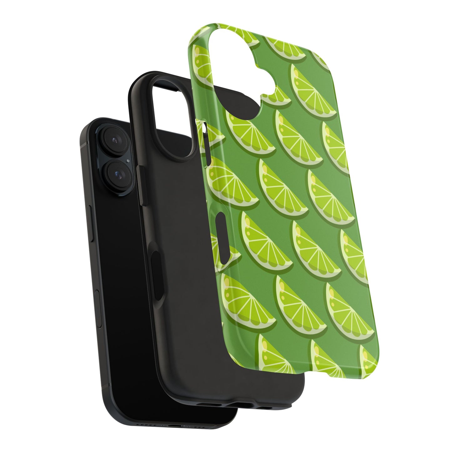 Lime Slice Tough Phone Case - Green Party - for iPhone