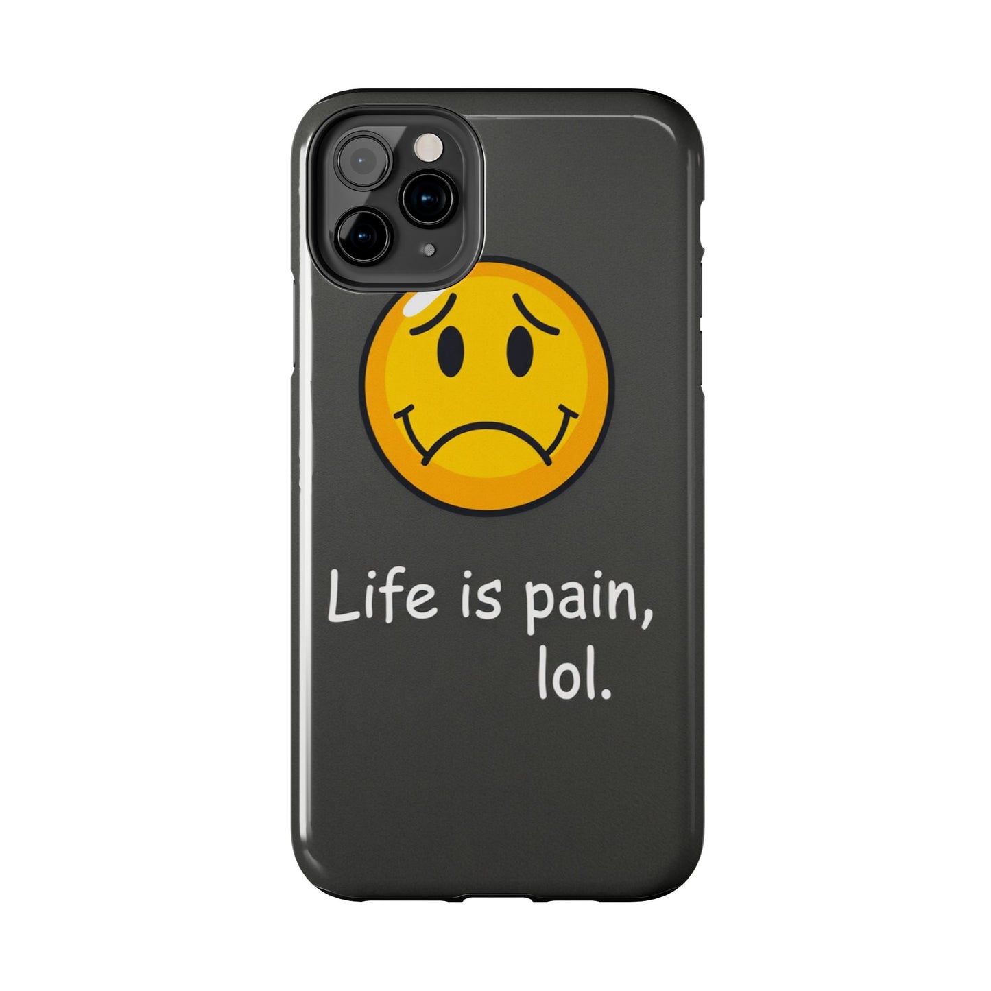 Life is Pain Tough Phone Case - Trendy Design for Smartphone Protection