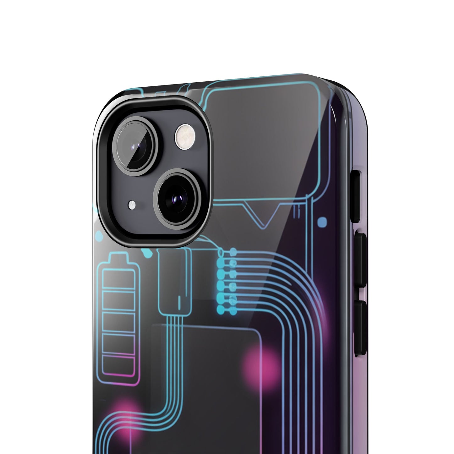 Cyberpunk Circuits Tough Phone Case