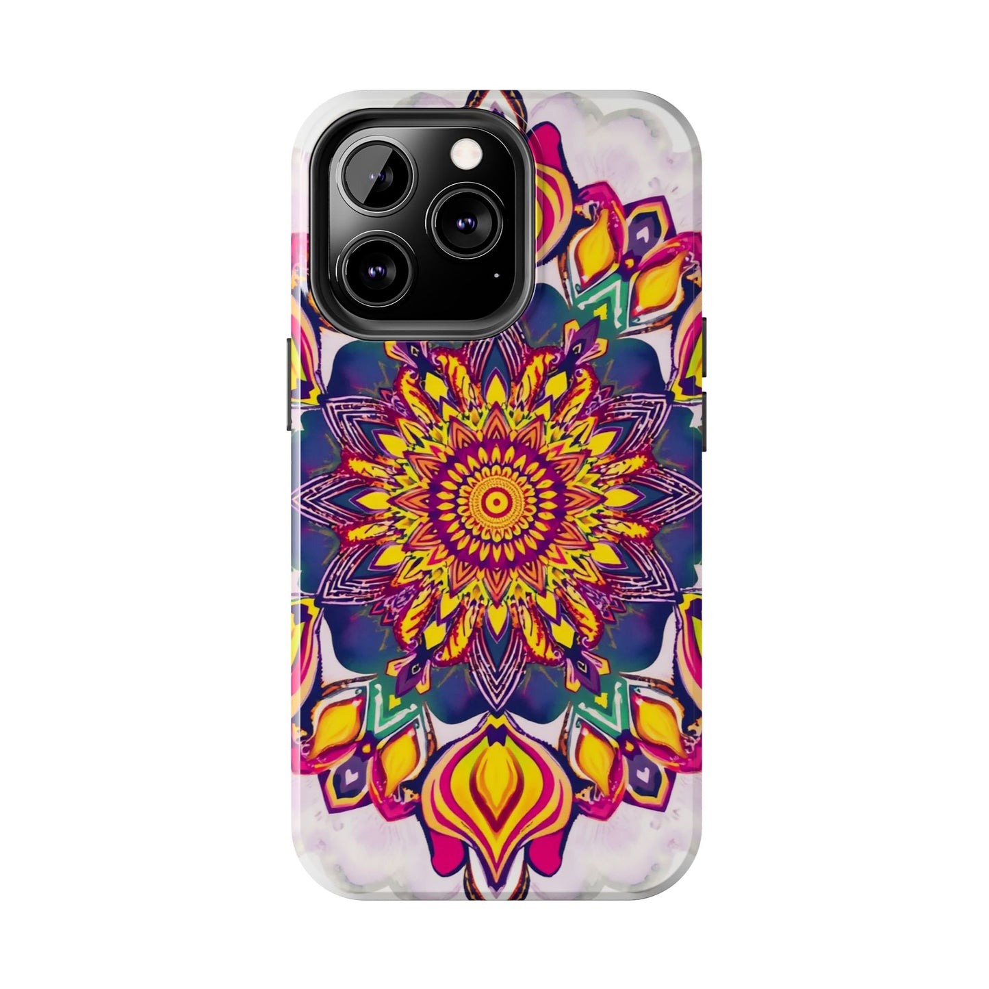 Vibrant Mandala Tough Phone Case - Boho Style Protection - for iPhone