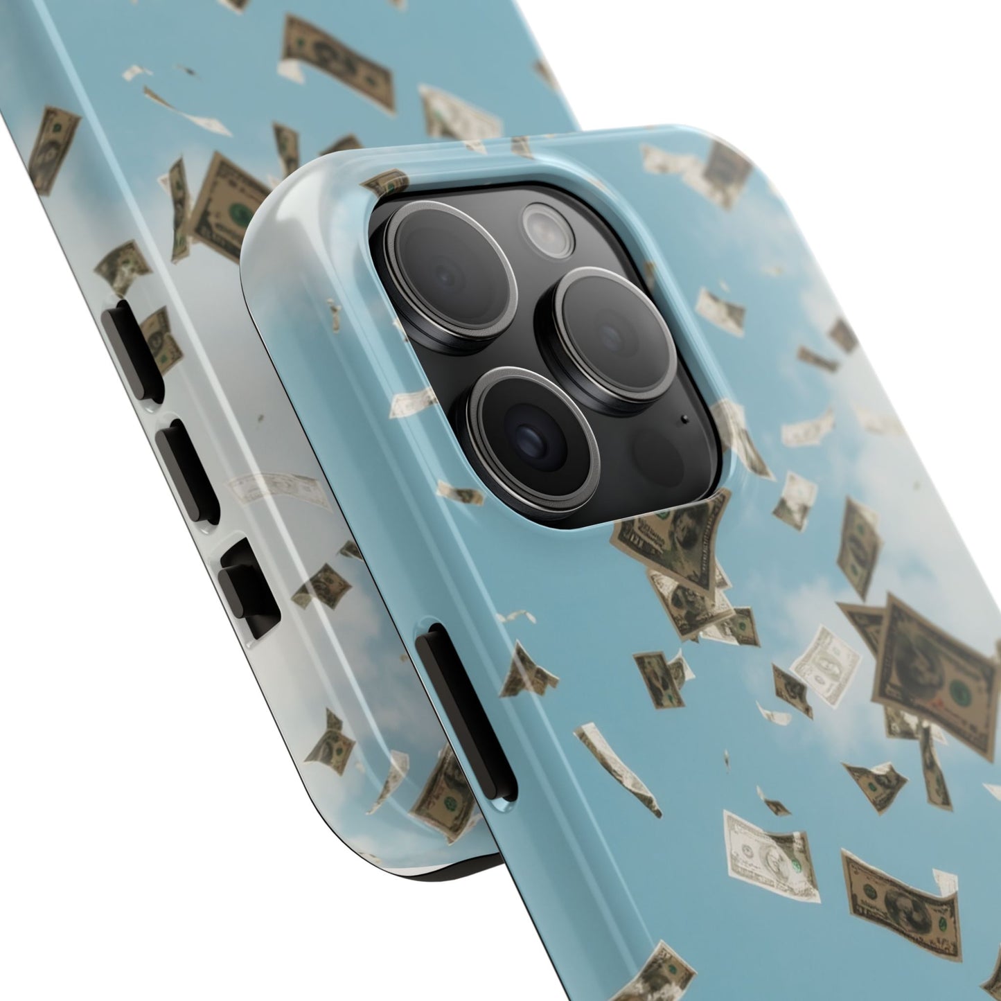 Cinematic Money Rain Phone Case | Tough & Stylish Accessory for Trendsetters, Gift for Birthdays, Graduations, and Celebrations