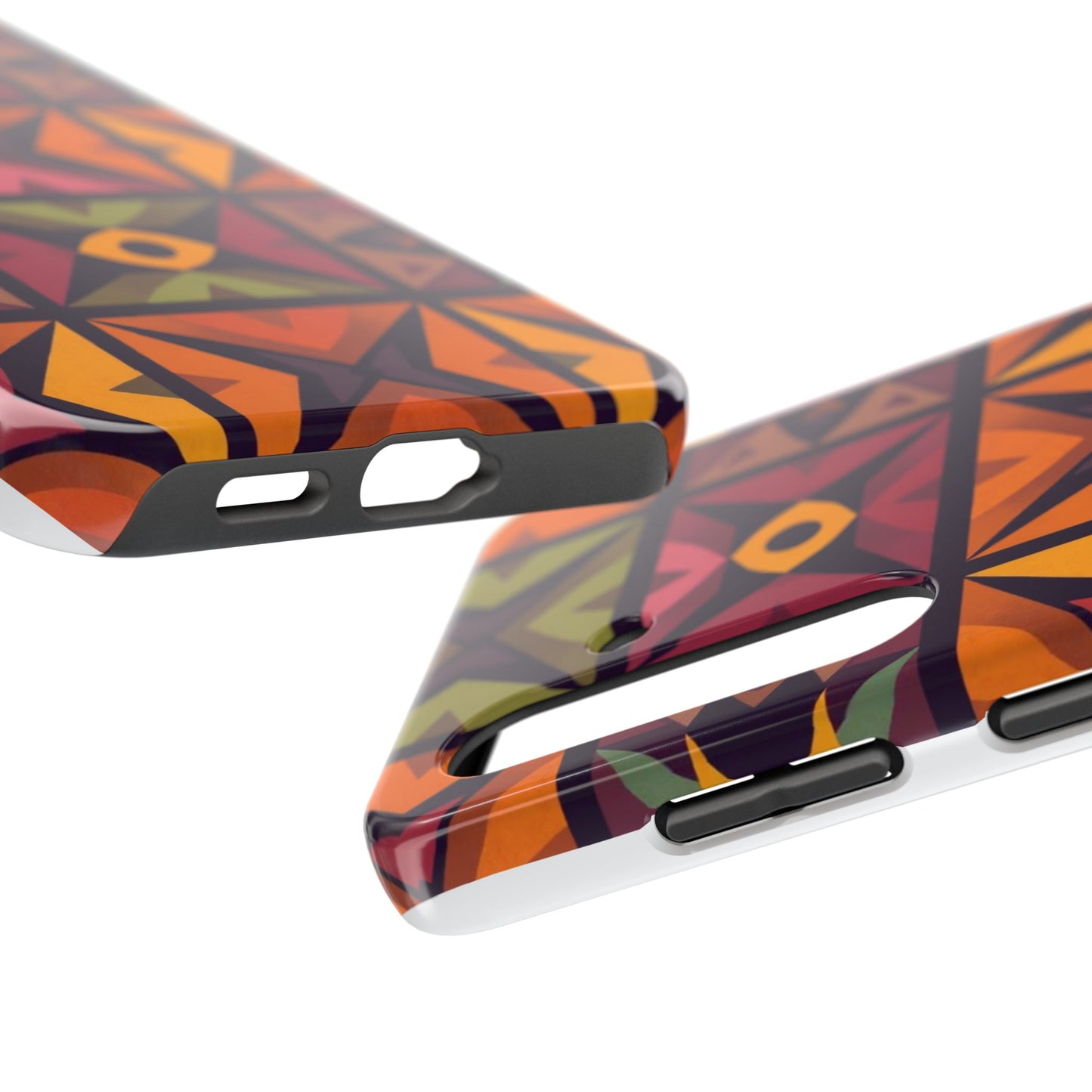 Vibrant Tribal Geometric Tough Phone Case - Colorful Protection for Your iPhone