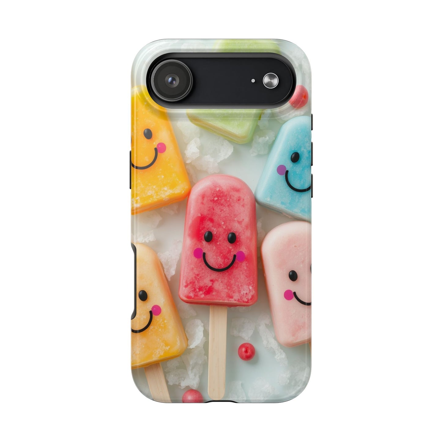 Cute Smile Popsicle Tough Phone Case - Fun Protection for Your Device