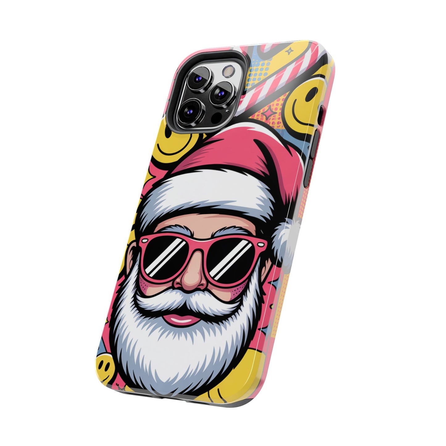 Pop Art Santa Sunglasses Tough Phone Case for Holiday Vibes