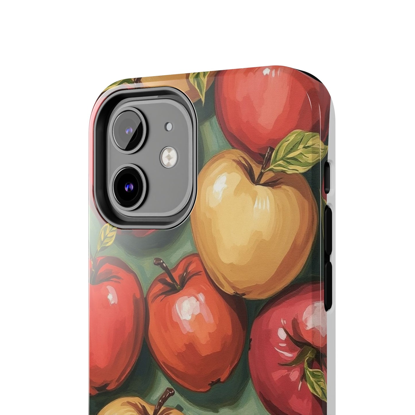 Colorful Painted Apples Art Tough Phone Case - Durable & Stylish Protection - for iPhone