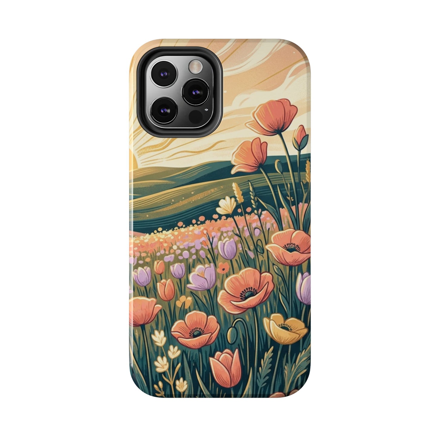 Floral Sunrise iPhone Case — Land of Flowers Design