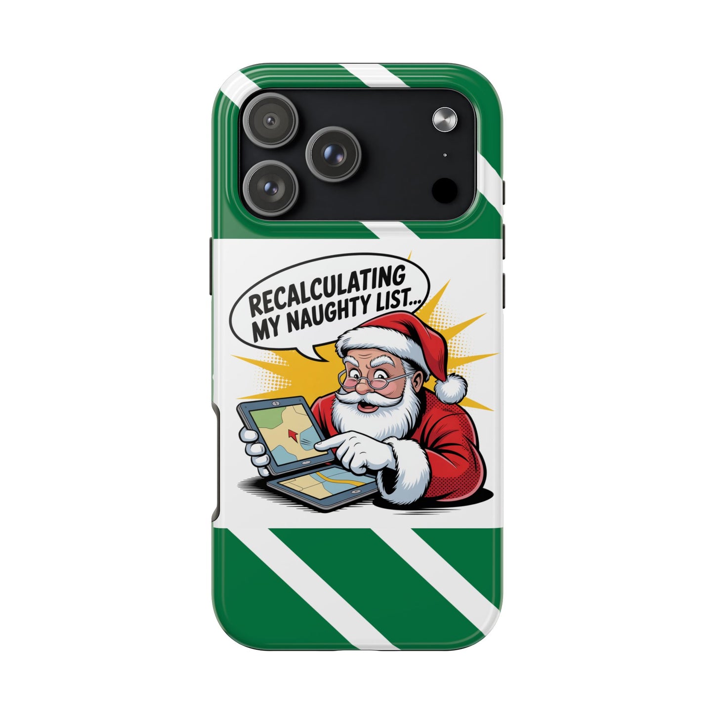 Santa Naughty List Phone Case - Tough & Fun Holiday Protection