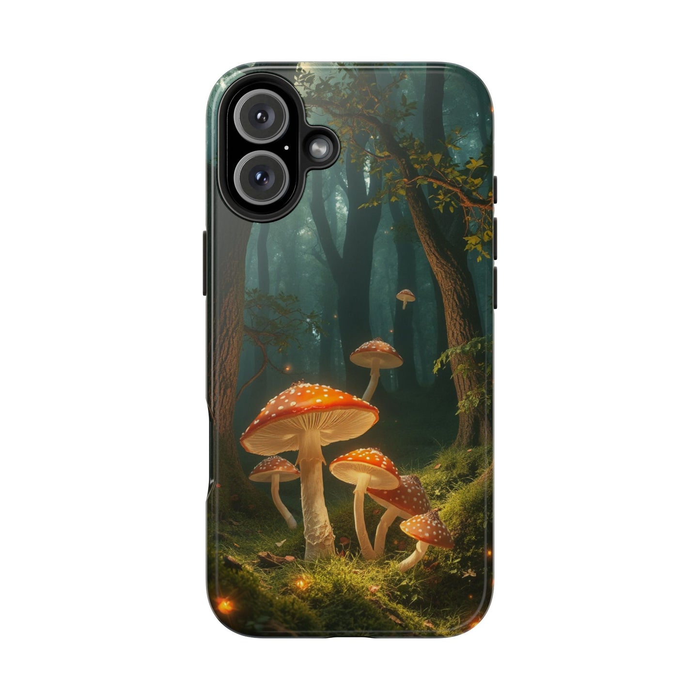 Whimsical Mushroom Tough Phone Case - Forest Fantasy Design