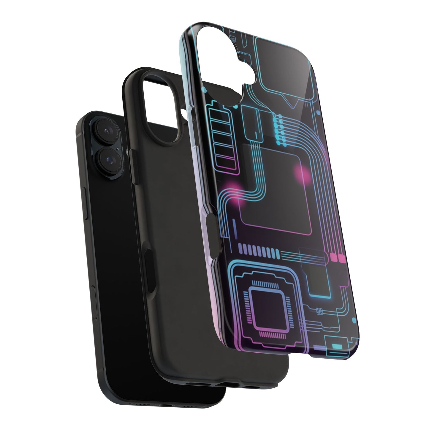 Cyberpunk Circuits Tough Phone Case