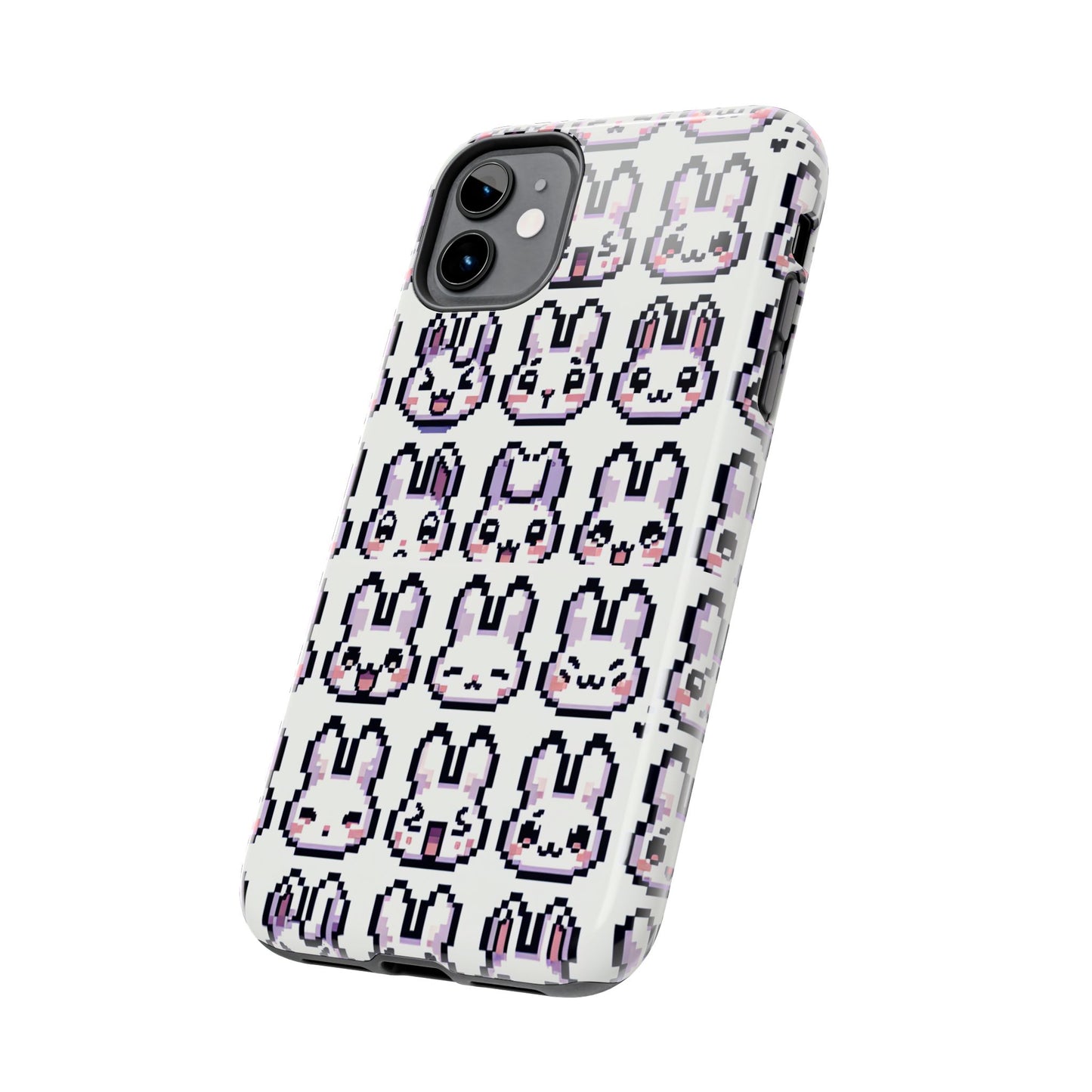 Cute Pixel Bunny Tough Phone Case - Stylish & Protective Cover for iPhone