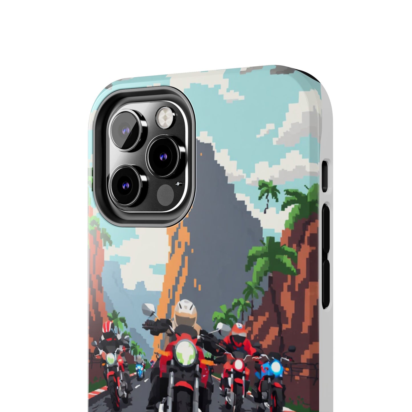 Retro Biker Tough Phone Case - Perfect for Motorcycle Lovers
