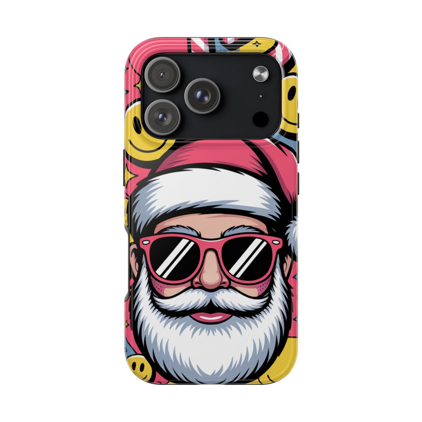 Pop Art Santa Sunglasses Tough Phone Case for Holiday Vibes