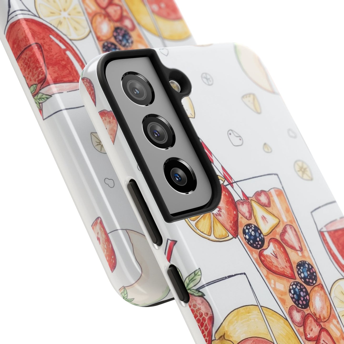 Colorful Fruit Cocktail Tough Phone Case - Perfect for Summer Vibes