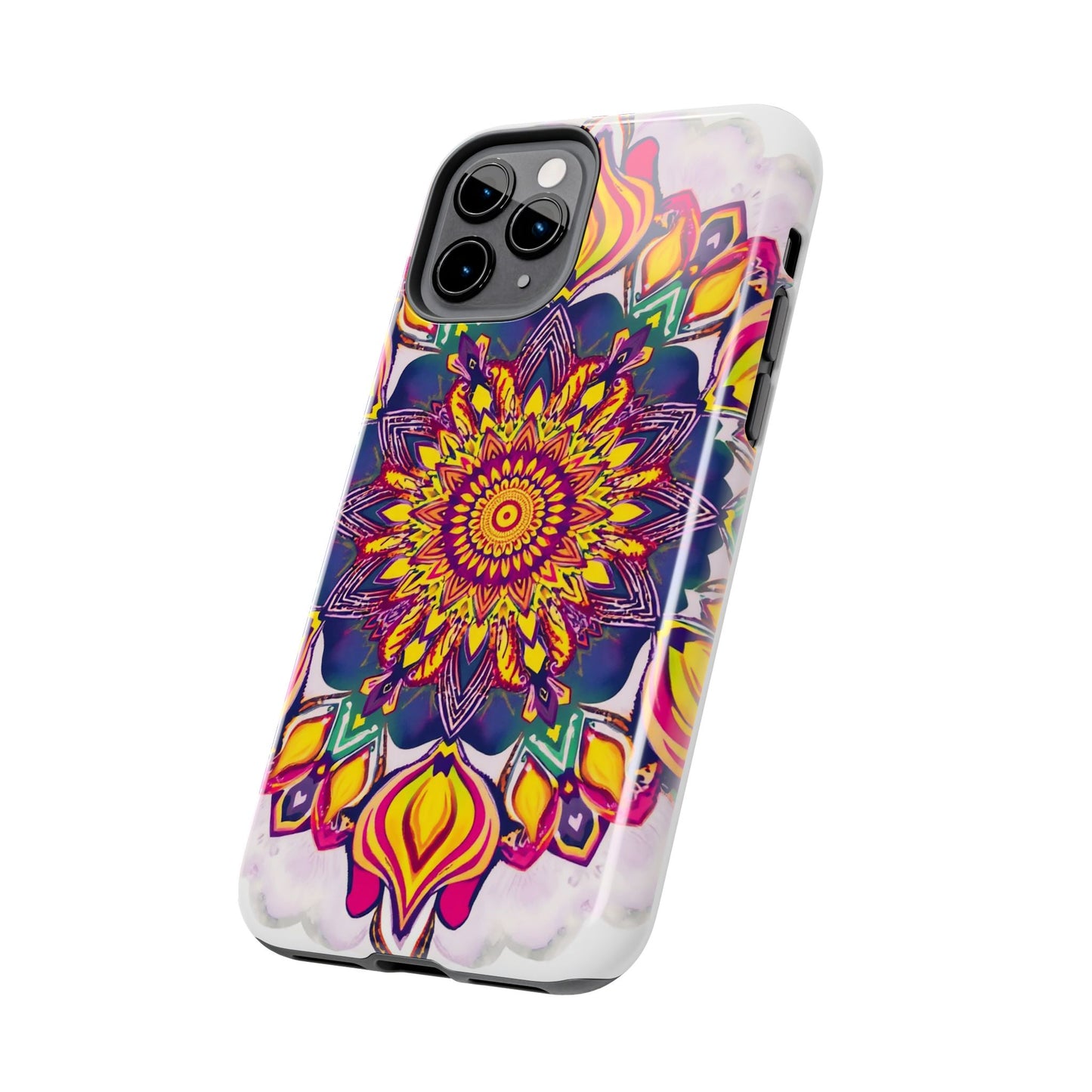 Vibrant Mandala Tough Phone Case - Boho Style Protection - for iPhone
