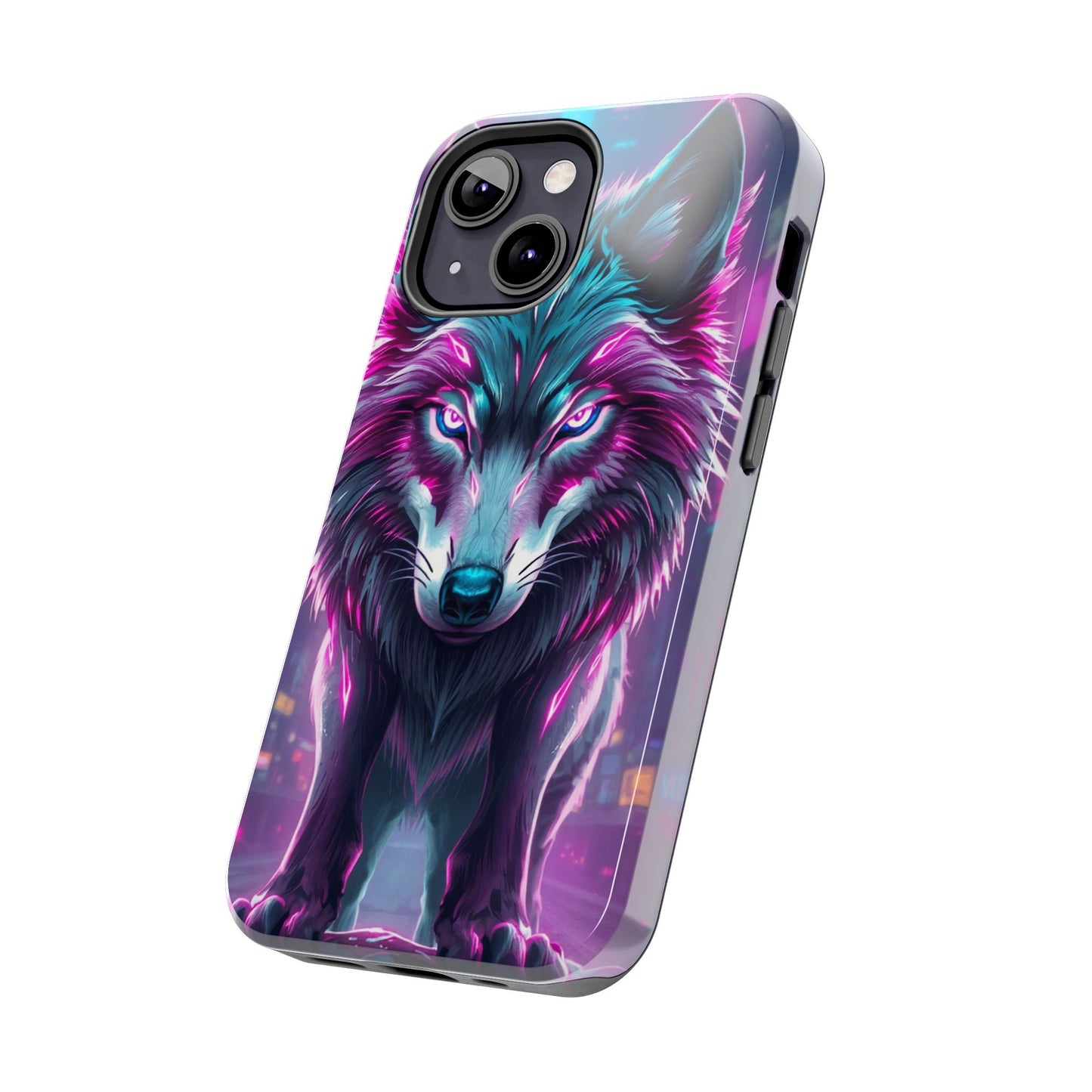 Fierce Wolf Phone Case - Tough & Vibrant Design for Animal Lovers
