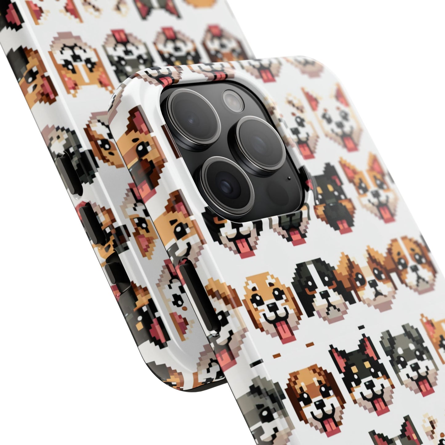 Pixelated Dog Breed Tough Phone Case - Cute, Durable Protection for Pet Lovers - for iPhone