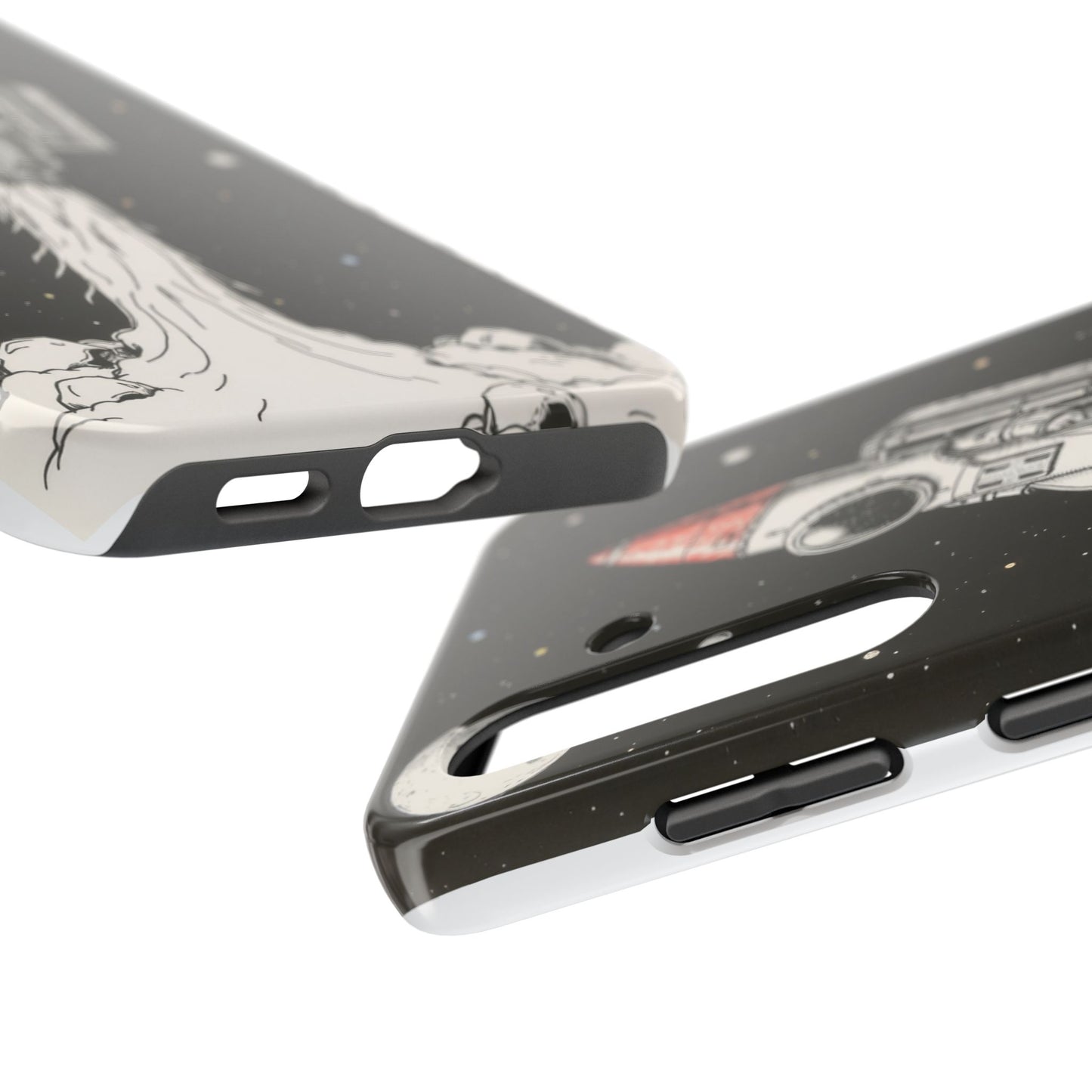 Cool Tough Phone Case for iPhone - Astro-Rocket Bond