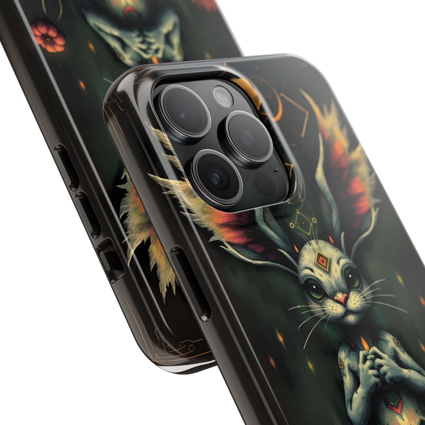 Artistic Rabbit Phone Cases - Unique and Durable Design of Mystical Bunny - for iPhone