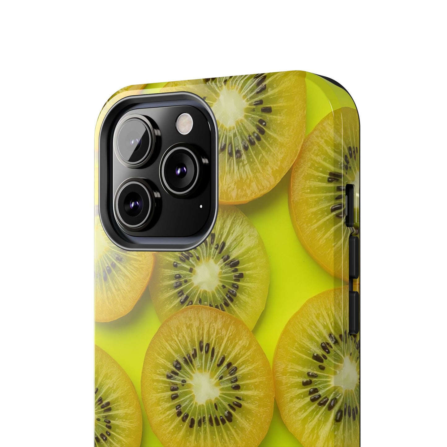 Vibrant Kiwi Tough Phone Case - Bright Yellow Design for Fruit Lovers