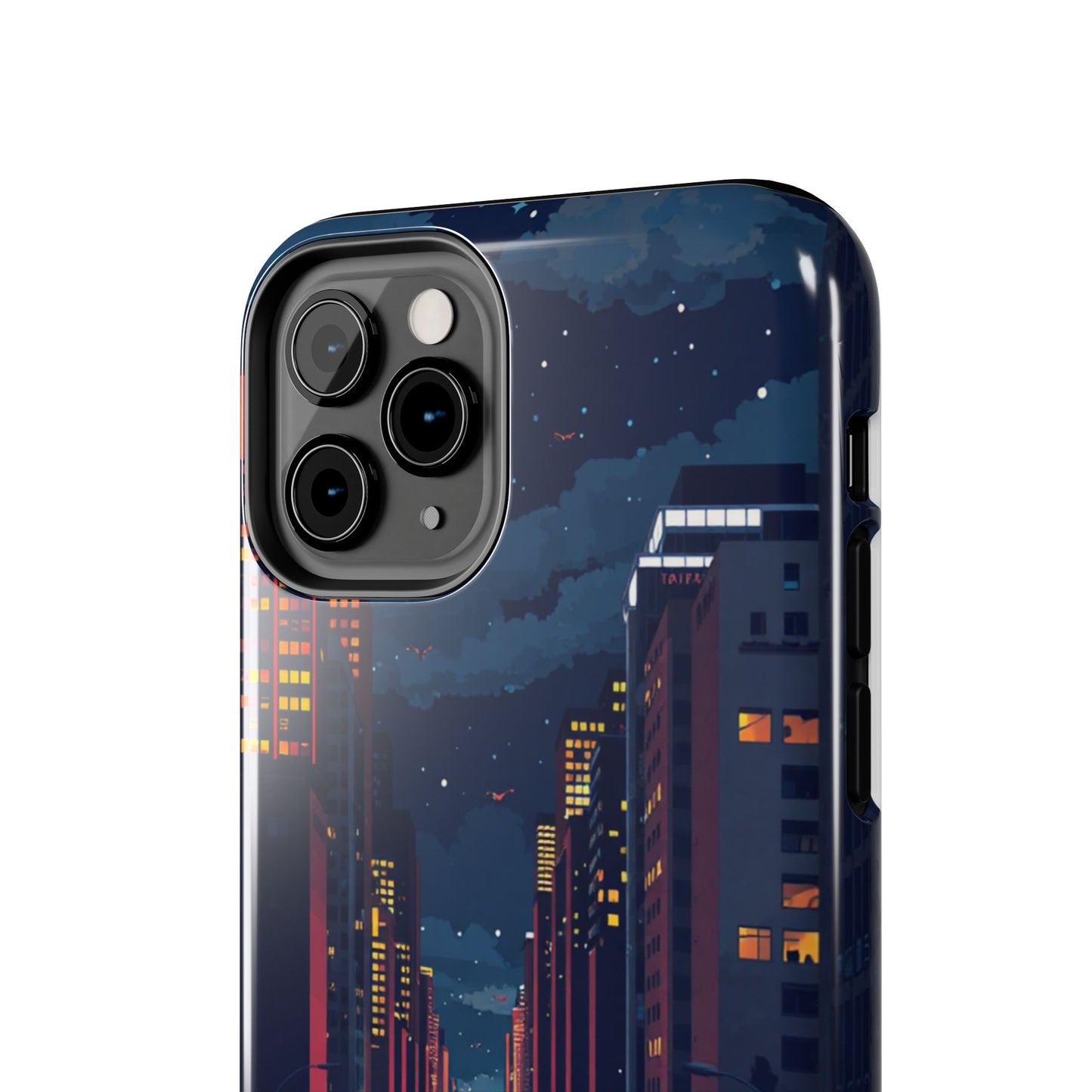 Urban Nightlife Tough Phone Case - Durable & Stylish Protection