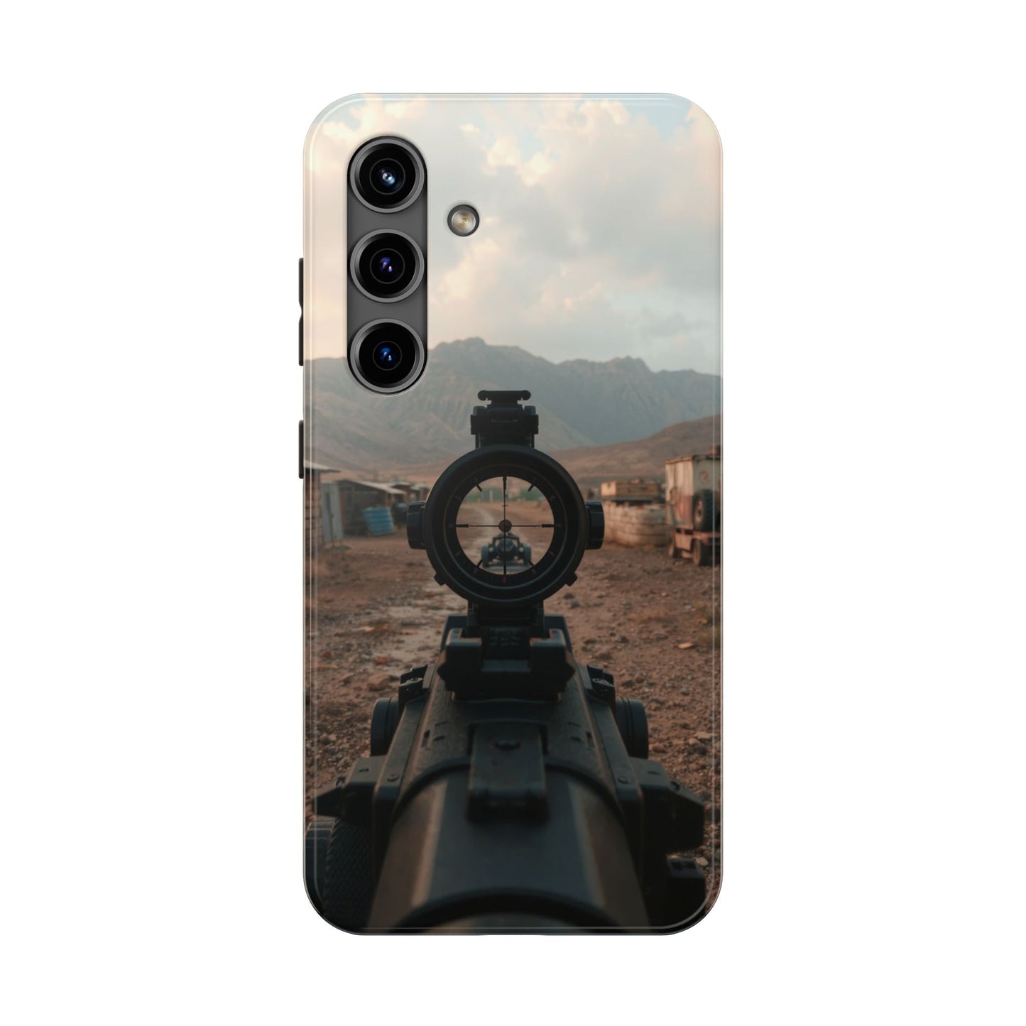 Tough Phone Case - Military Inspired Design with Sniper Scope