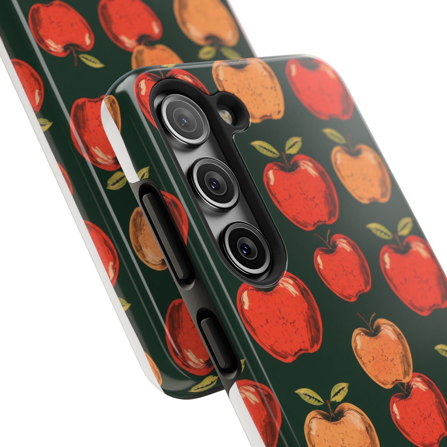 Apple Retro Pattern Tough Phone Case - Durable, Stylish, and Protective for Everyday Use - for iPhone