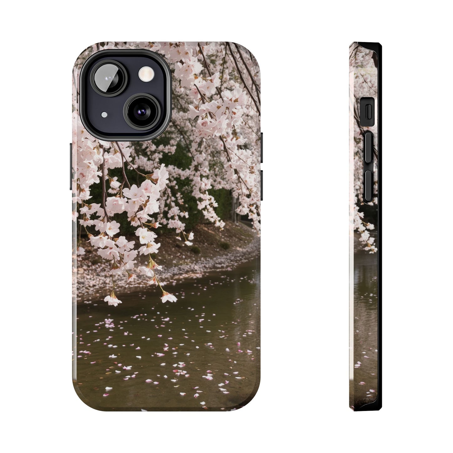 Cherry Blossom Tough Phone Cases - Durable Protection with Floral Serenity