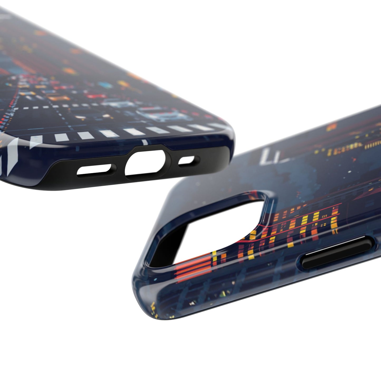 Urban Nightlife Tough Phone Case - Durable & Stylish Protection