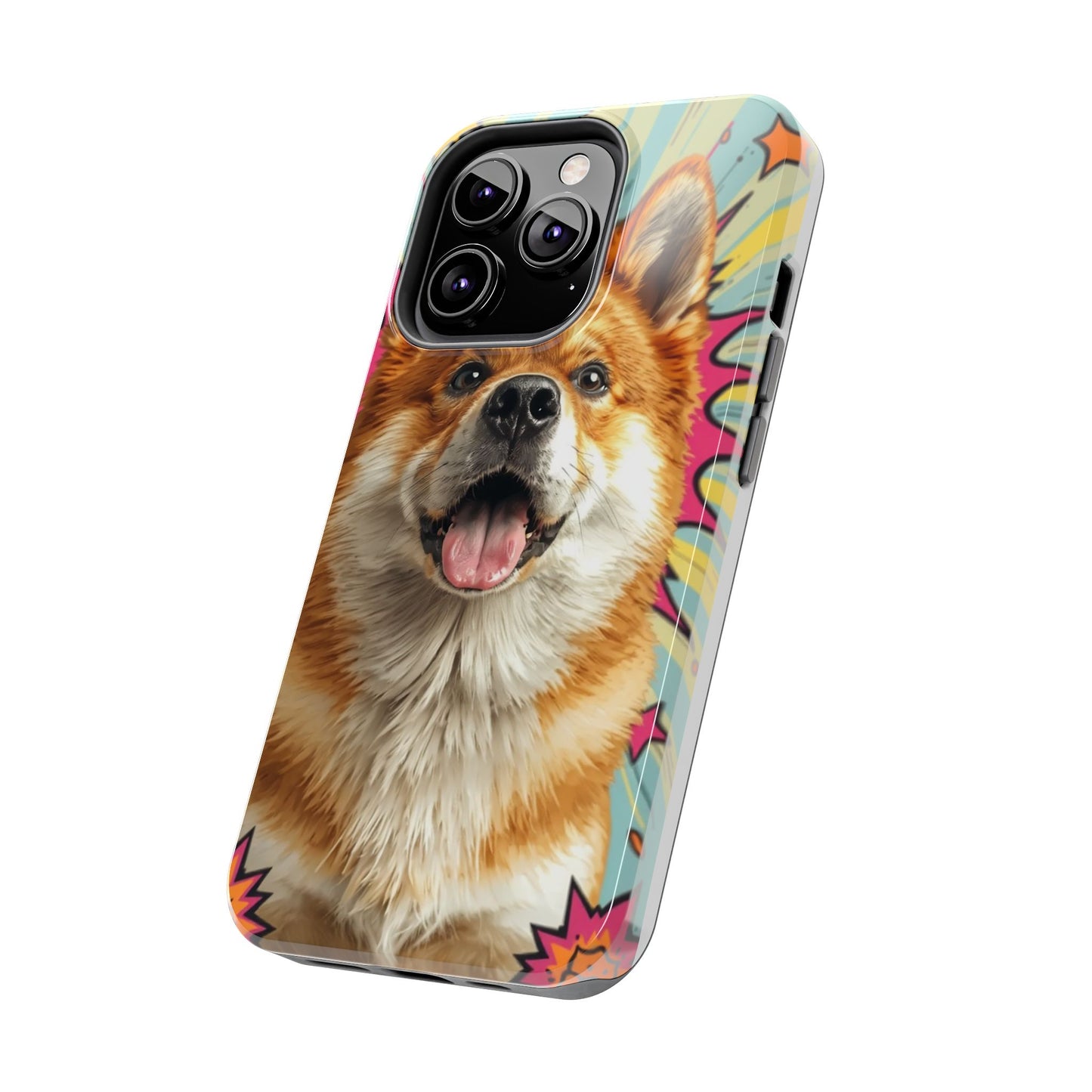 Playful Dog Tough Phone Case - Durable & Stylish Pet Lover Gift