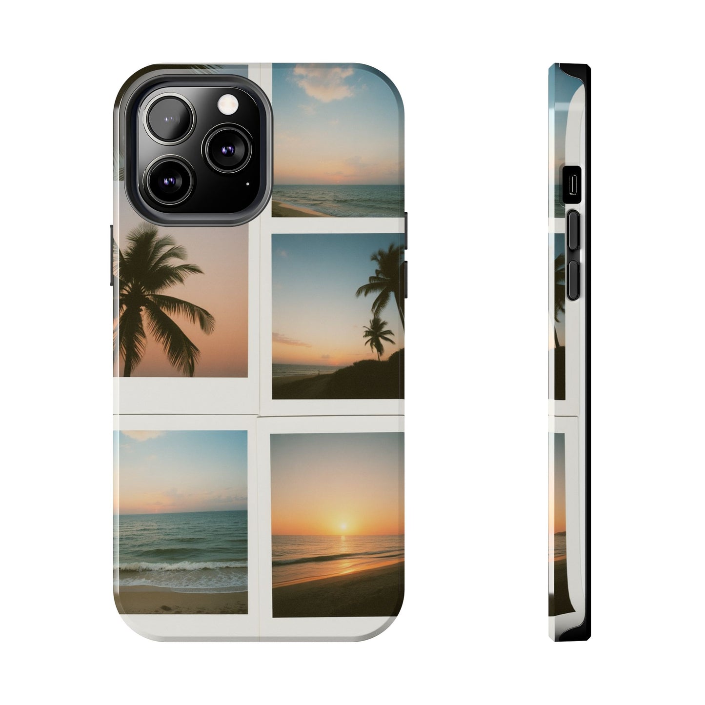 Tropical Sunset Tough Phone Case - Beach Vibes for Summer Adventures