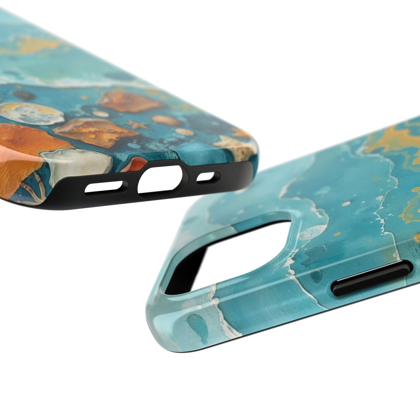 Ocean-Inspired Tough Phone Cases - Coastal Beach Vibe, Easy Accessory for Beach Lovers