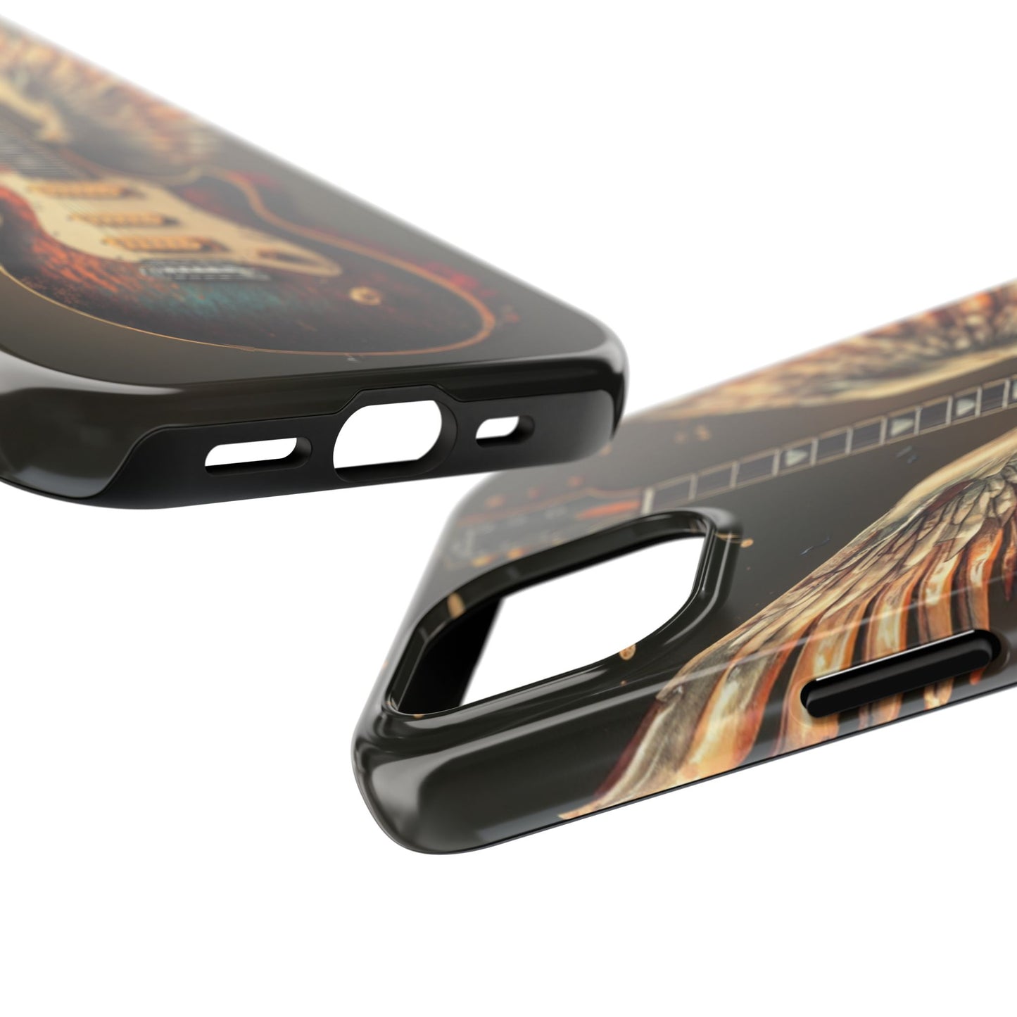 Inspirational Guitar Wing Phone Case - Tough Protection for Music Lovers