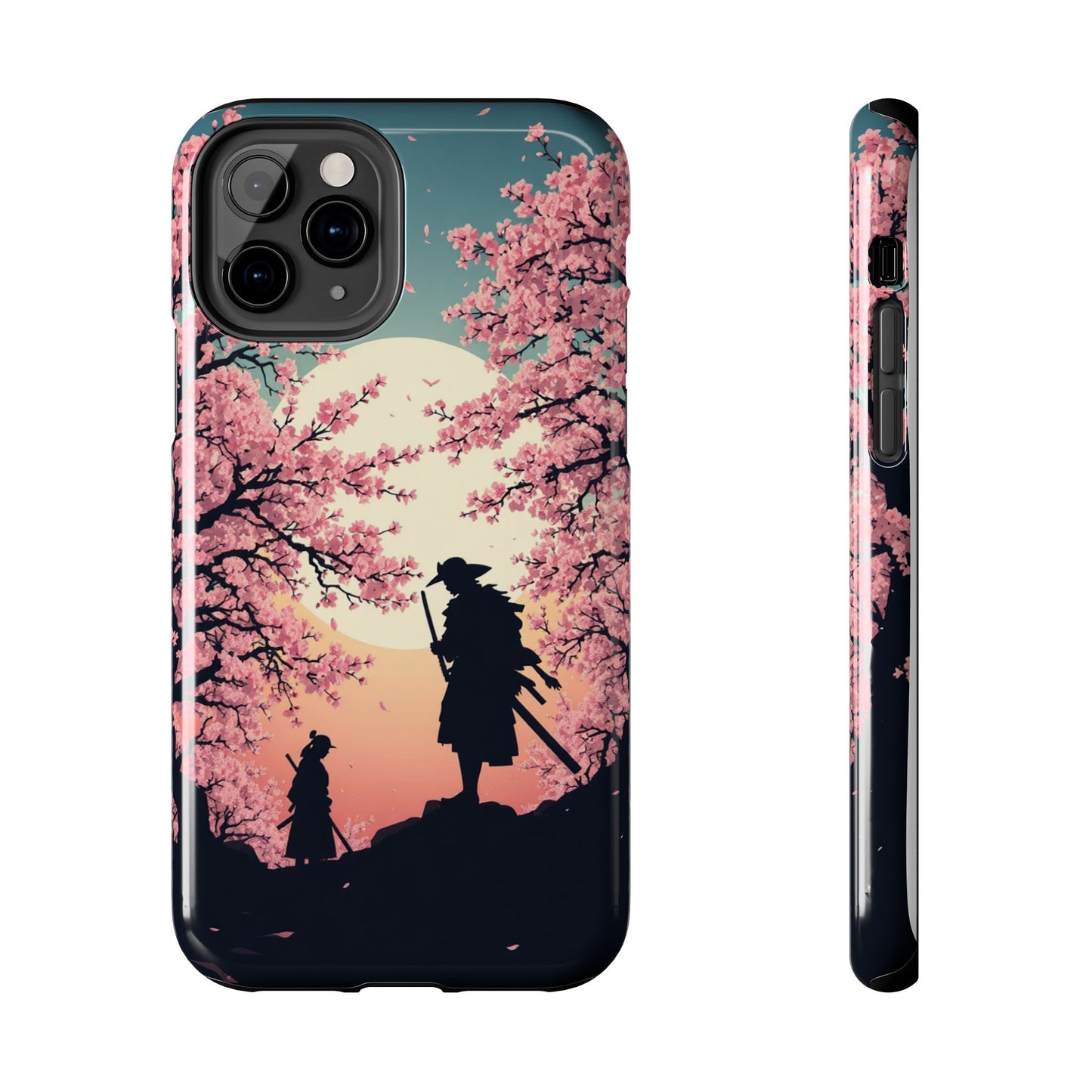 Cherry Blossom Samurai Tough Phone Case
