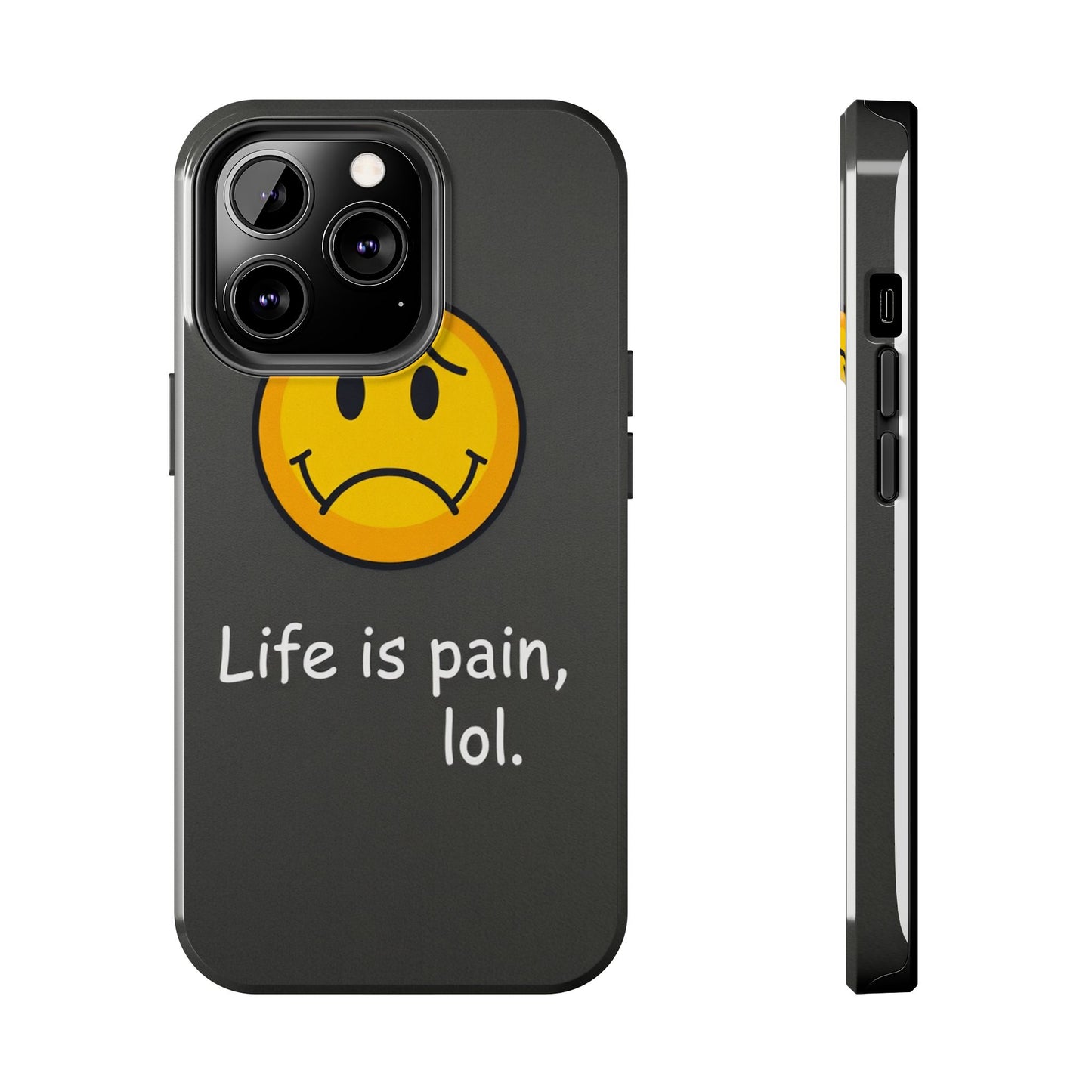 Life is Pain Tough Phone Case - Trendy Design for Smartphone Protection