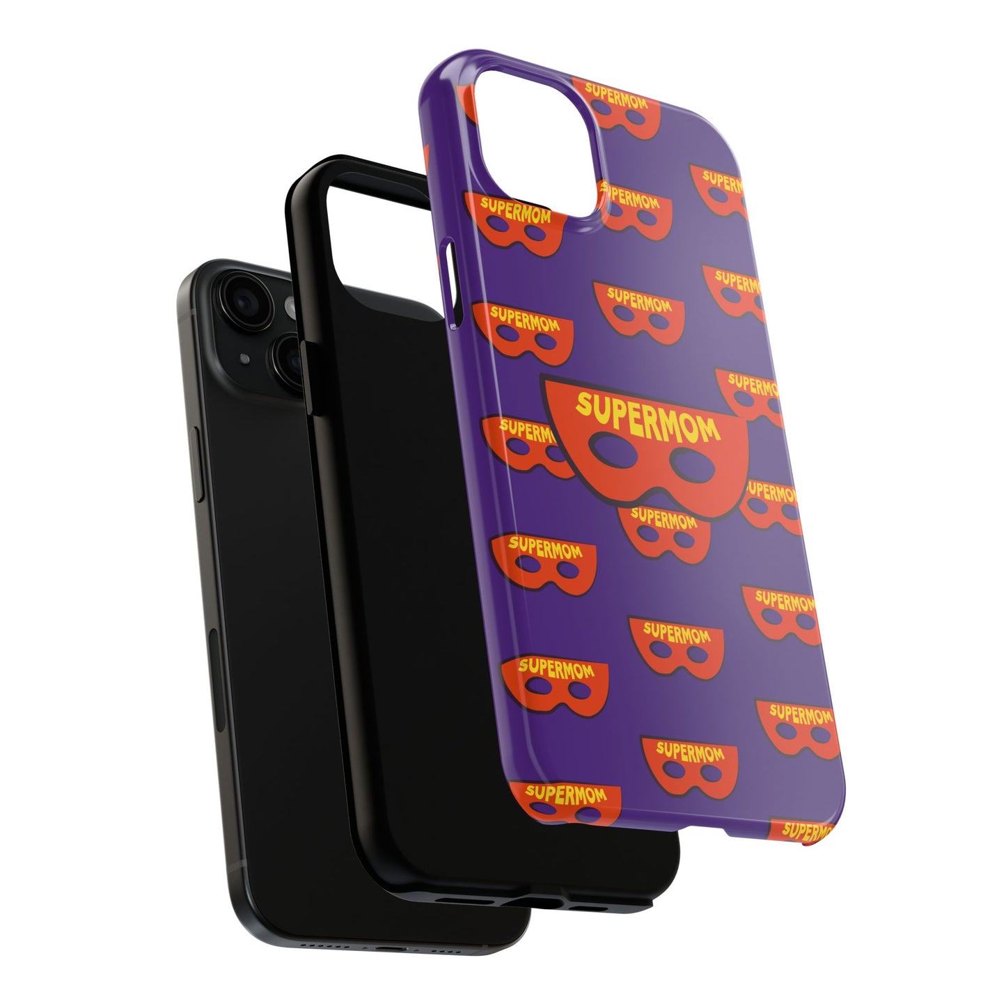 Supermom Tough Phone Case - Durable Protection with Fun Design - for iPhone