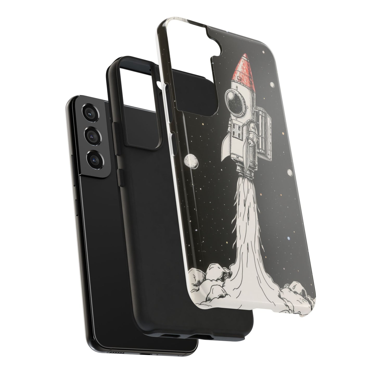 Cool Tough Phone Case for iPhone - Astro-Rocket Bond
