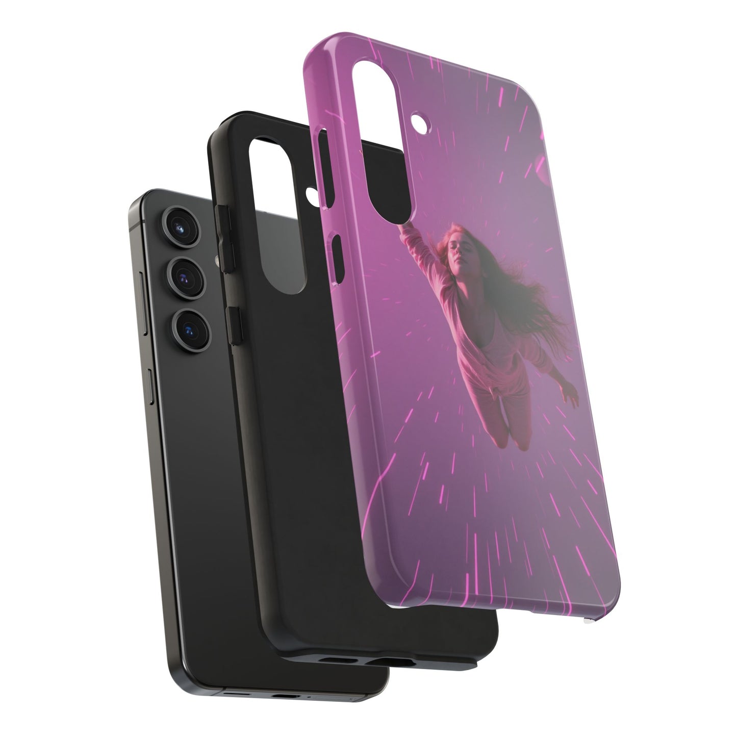 Inspirational Tough Phone Case - Cosmic Dreamer Design