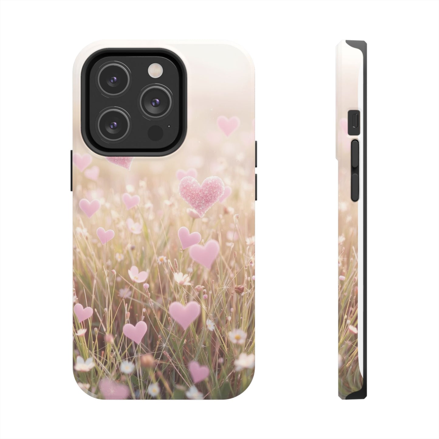 Romantic Hearts Tough Phone Case - Perfect for Lovers and Celebrations