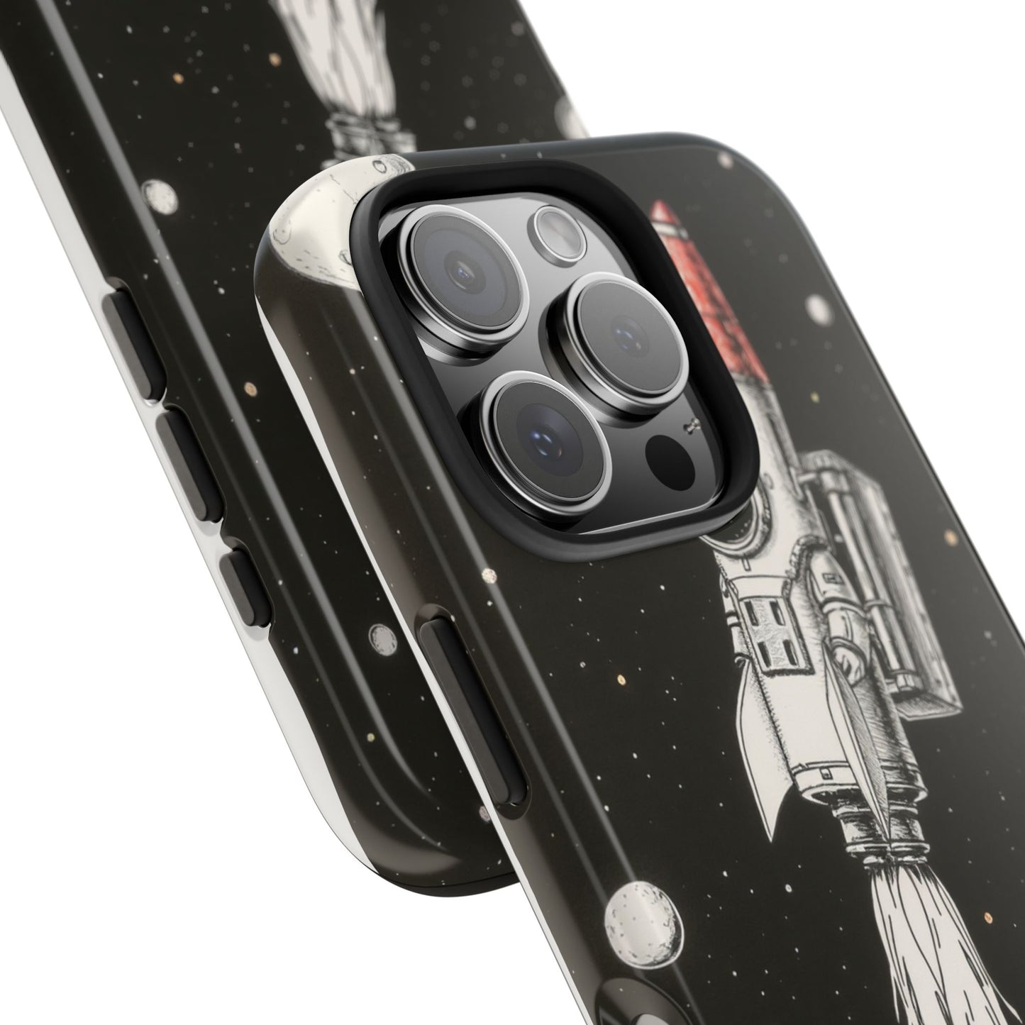 Cool Tough Phone Case for iPhone - Astro-Rocket Bond
