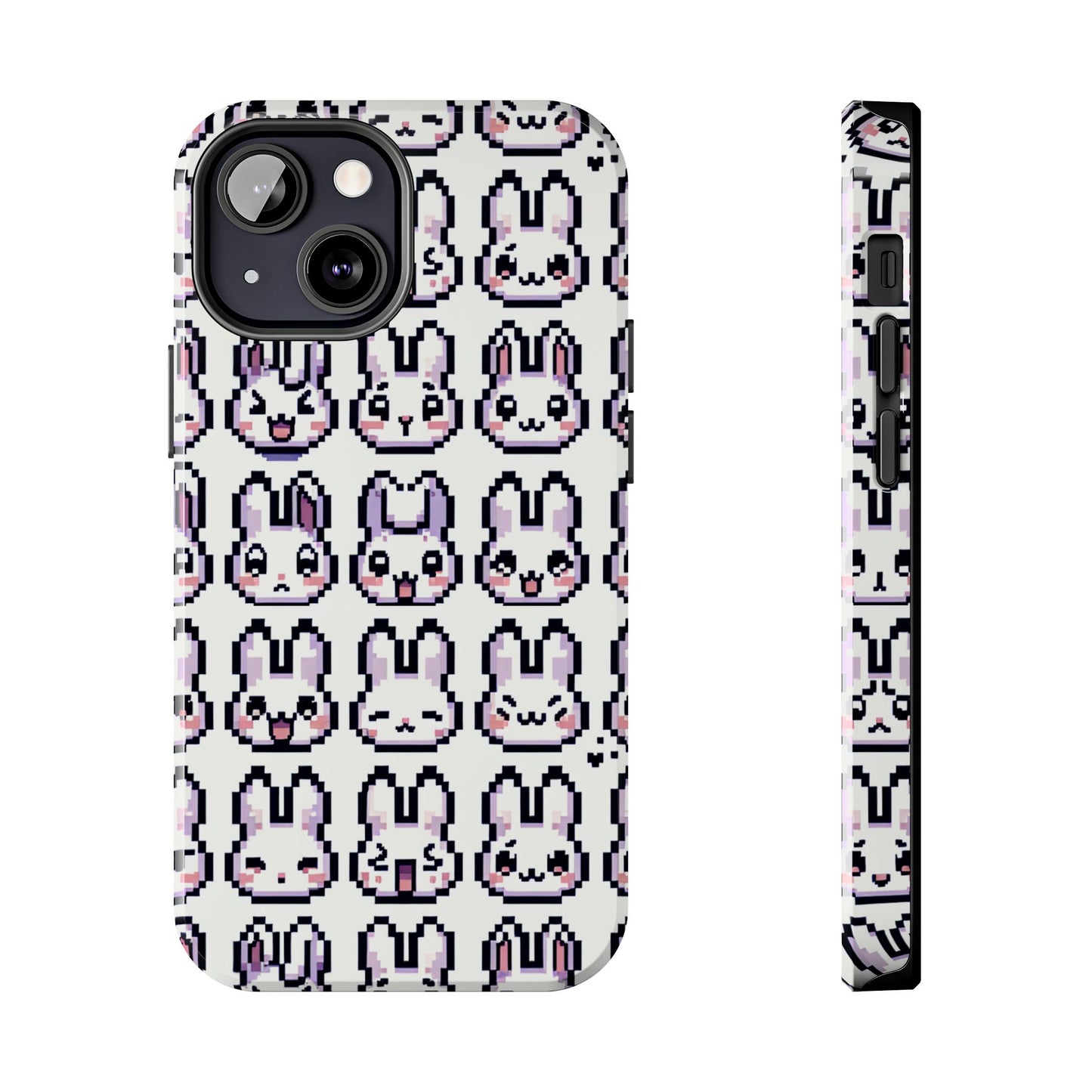Cute Pixel Bunny Tough Phone Case - Stylish & Protective Cover for iPhone