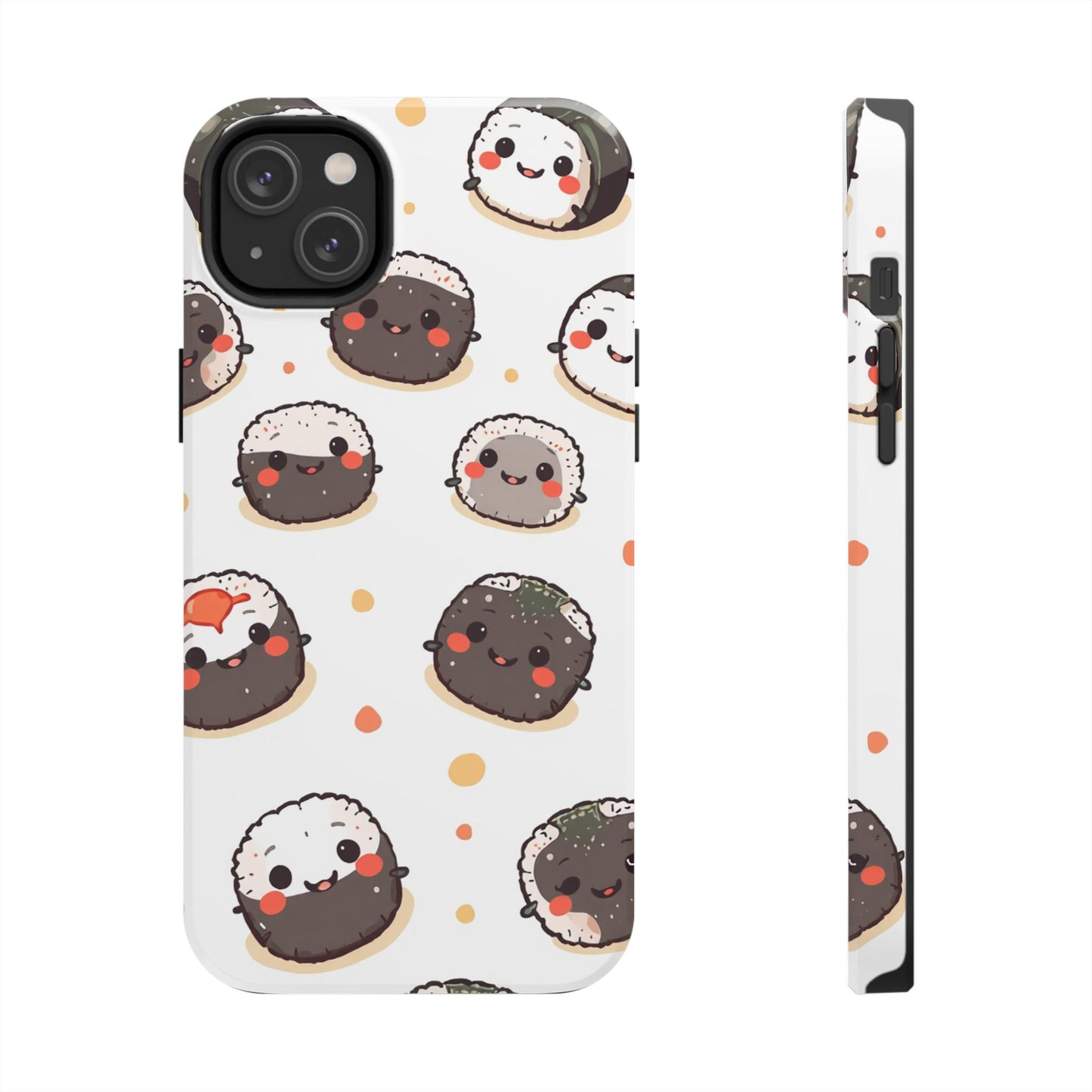 Cute Sushi Tough Phone Case - Kawaii Design for Food Lovers