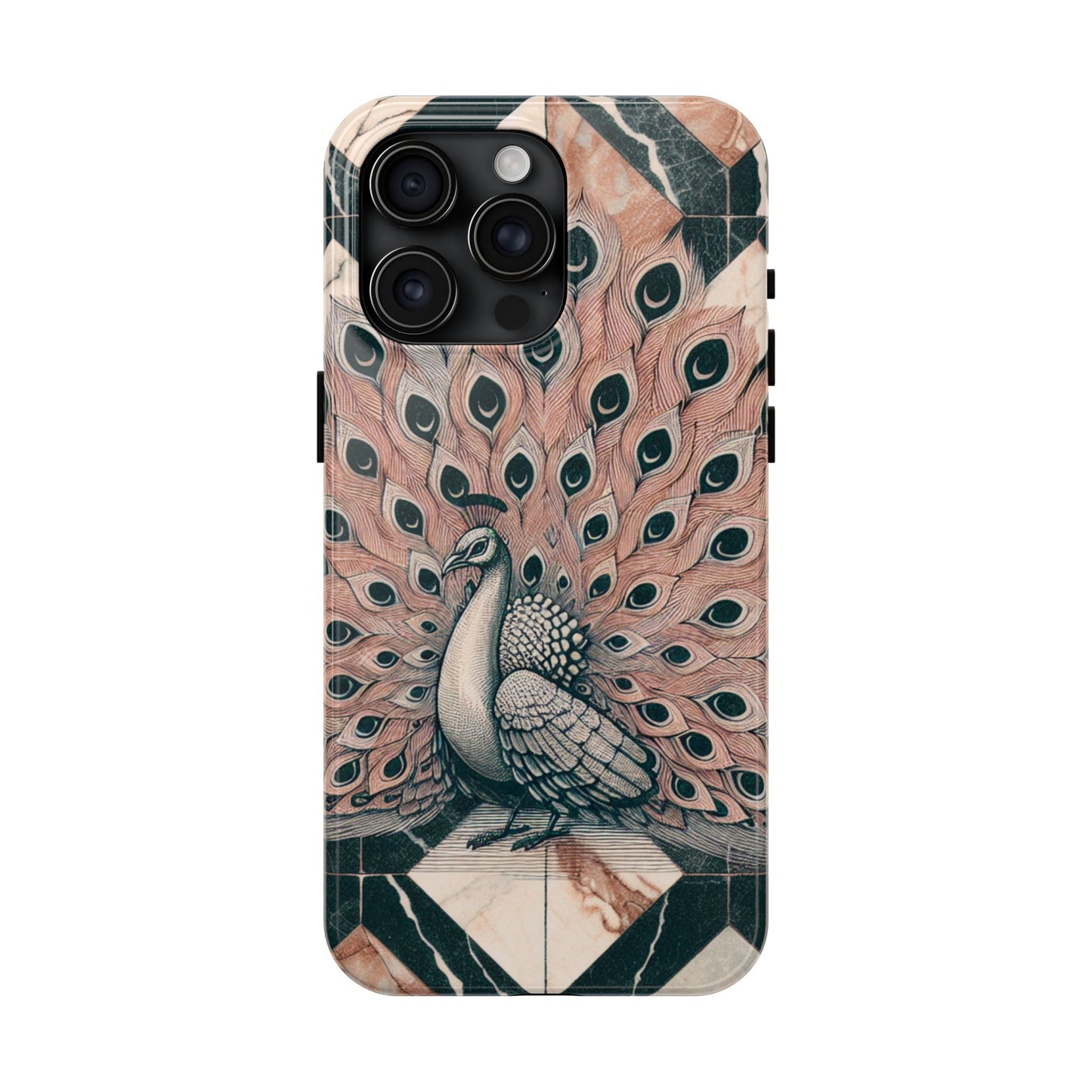Peacock Tough Phone Case | Stylish & Durable Artwork - for iPhone