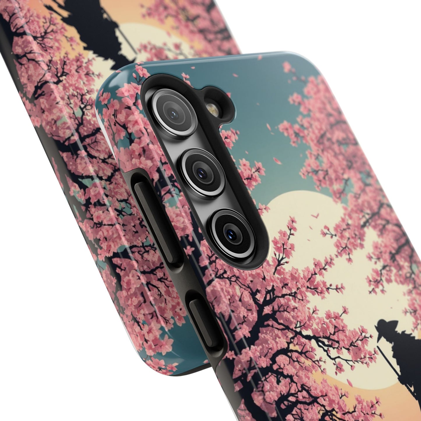 Cherry Blossom Samurai Tough Phone Case