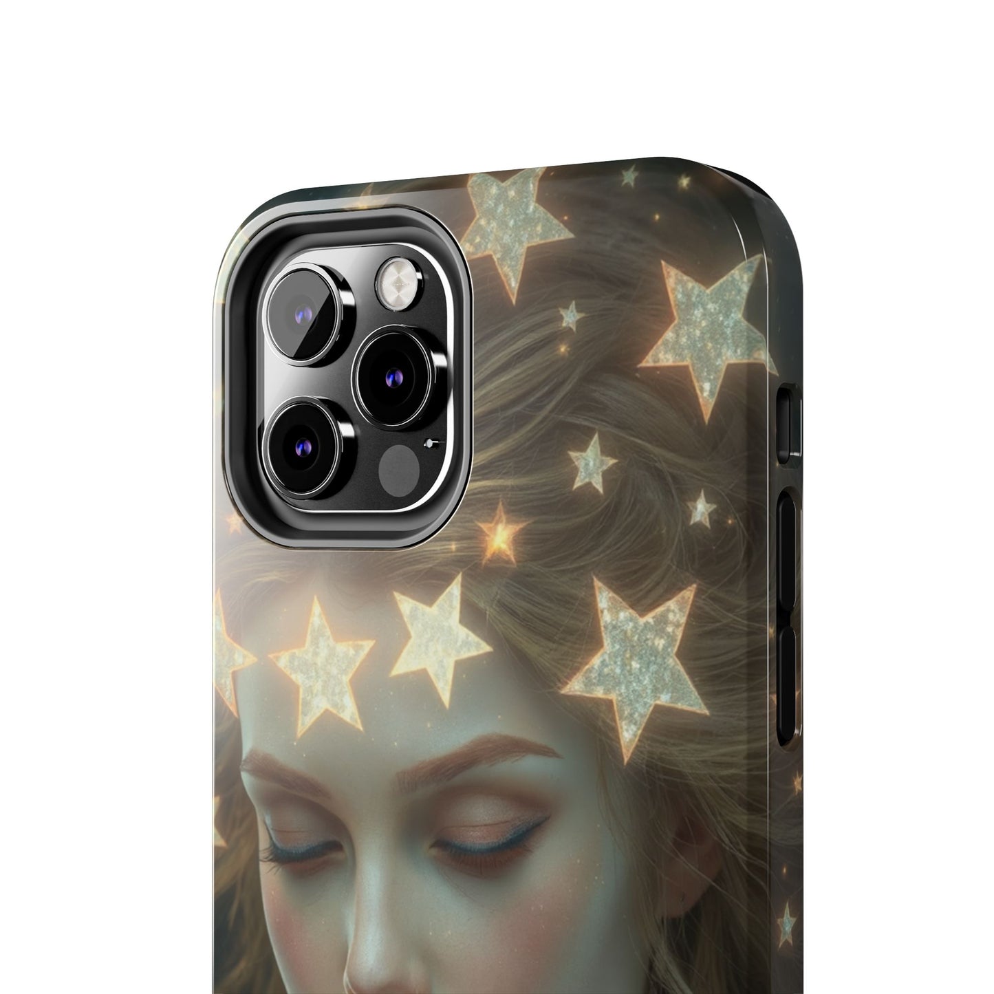Celestial Dream Tough Phone Case - Artistic Starry Design for Style Enthusiasts