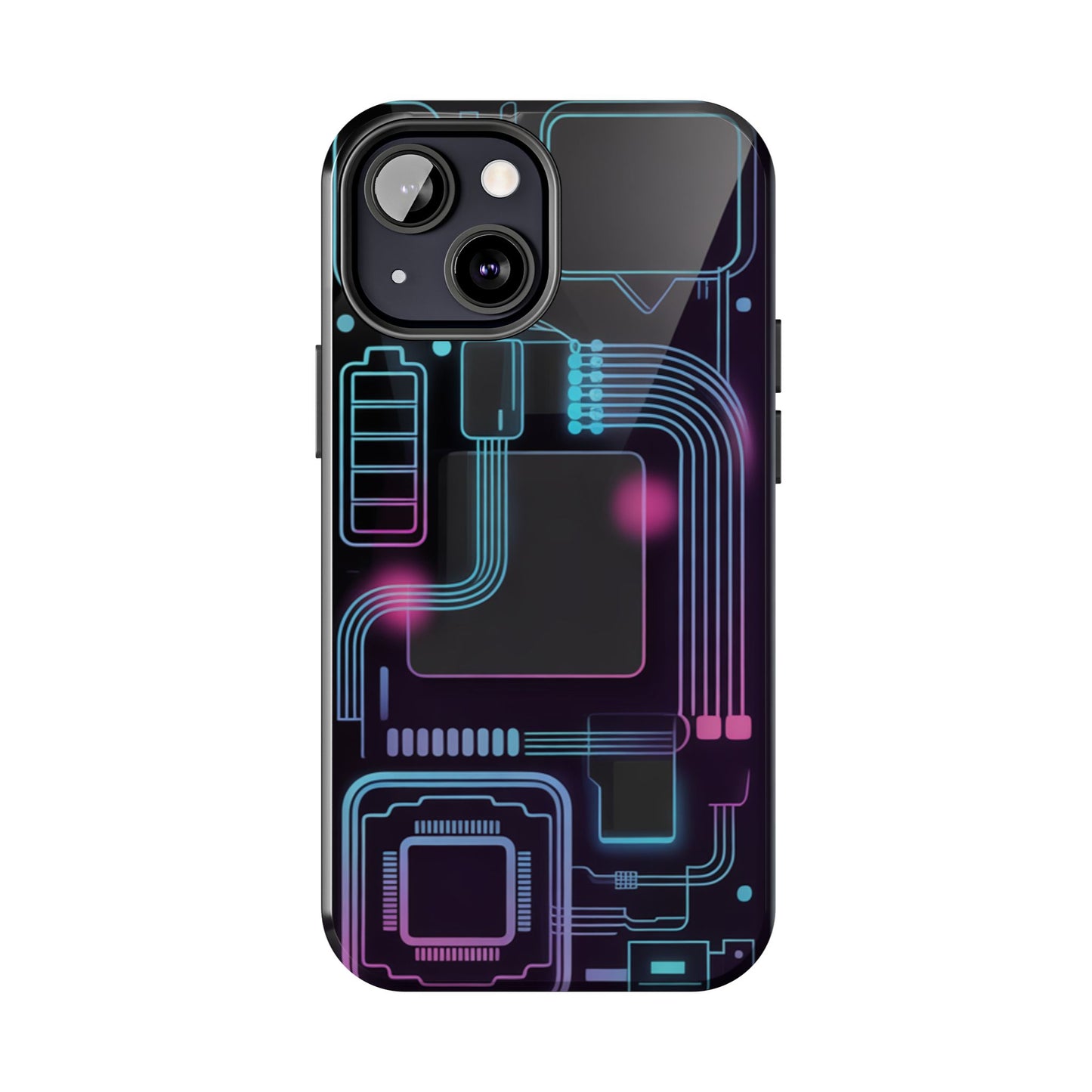 Cyberpunk Circuits Tough Phone Case