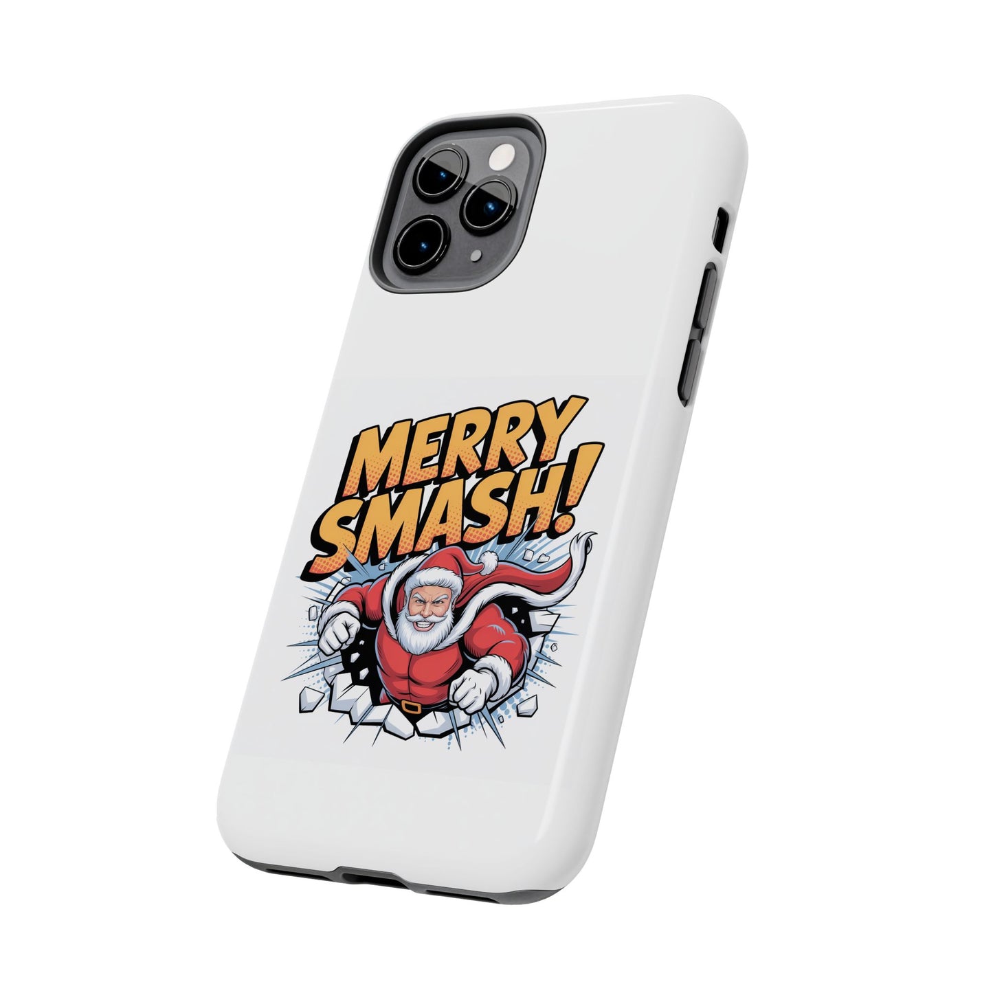 Santa Merry Smash Phone Case